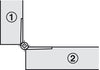 270D Flap Hinge Steel PNP