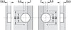 Mitred Flap Hinge 90D for 45D App