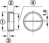 Suspension Fit RM D27mm Pl Wht