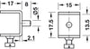 Gls Shelf Support D5/13mm Plug St NP