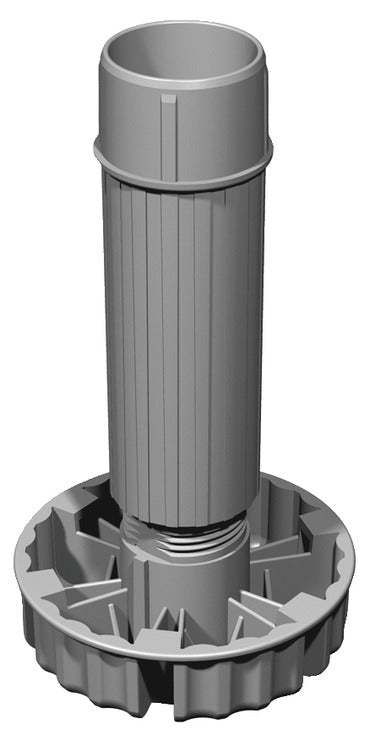 Plinth Foot/Leg Adj 100mm Pl Black