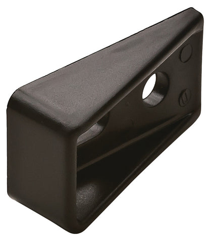 Stop Wedge 31x15x10.5x2mm Pl Black