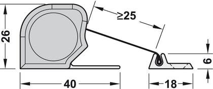 Athmer NR-26 Blind System 260mm SAA