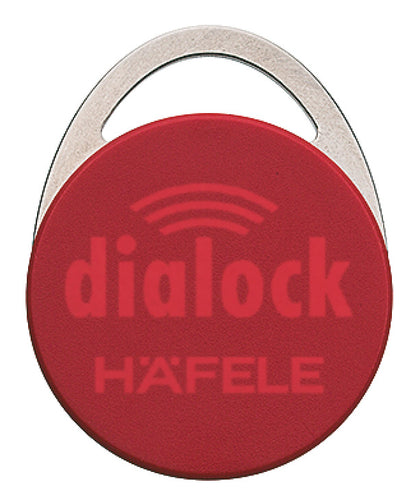 Dialock Tag-it Tech-Key Tag D36mm Red