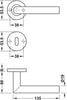 HL01 Lvr Set D53.5mm Std KW 304 PSS