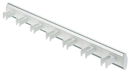 W/Robe Belt Rack 7 Belts 47x432x48mm Wht