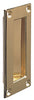 Flush Pull Hdl 89x41mm Brass SNP