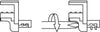 Gls Shelf Support 6/8/10mm Plug NP