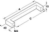Hargrave D Pull Hdl St St BSS 256mm cc