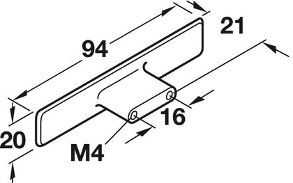 Luca Pull Hdl ZA Pol Chrome 16mm cc