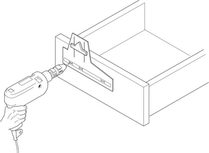 Handle And Knob Drilling Jig