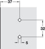 Duomatic 3mm Mounting Plate SM Cruci Euro