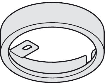 Loox LED3010 Bezel Rnd SM 24V Slv