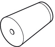 Buffer Black Rubber 40x30x20mm CLR