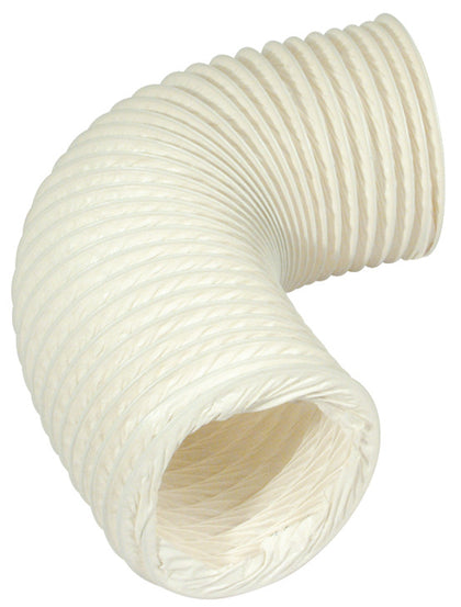 Sys5 Round Flexi-hose x 1m White PVC
