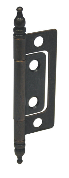 Flush Hinge 77mm MD Inset St/ZA EB