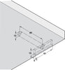 Con Shelf Support 22mm Screw Wood/Wall