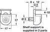 Peki Gls Shelf Support Plug ZA NP