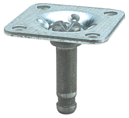 Pin/Mount Plate D8x38x38mm Galv St