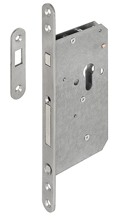 Mortice Cyl Sliding Dr Hookbolt Lock SSS