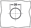Glass Door Cyl Lock N7921PL MNP