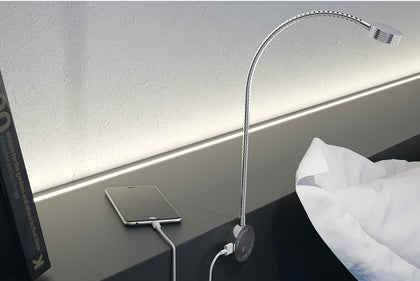 Loox LED2034 Read/USB 12V/17W 4000K CP