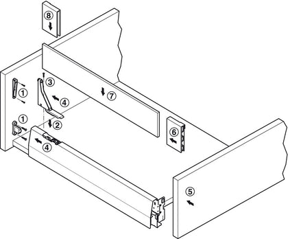 MX Glass Panel Holder Set M.Brz