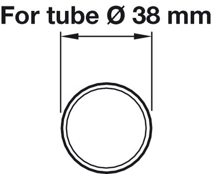 D38mm Tube Spigot Joint 150mm St Self