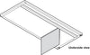 Variant F Steel Shelf 782mm Blk 9011 CLR