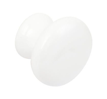 Iris Knob Ceramic White D38x30mm