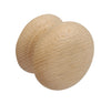 Knob Unfinished Oak D54x39mm
