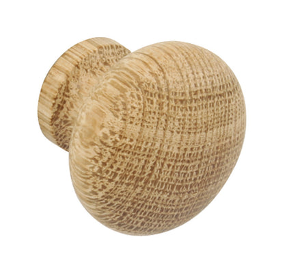Knob Unfinished Oak D44x38mm