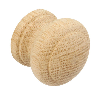 Knob Unfinished Oak D38x33mm