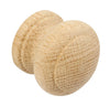 Knob Unfinished Oak D38x33mm