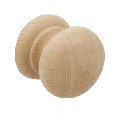 Knob Unfinished Pine D34x31mm