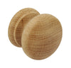 Knob Unfinished Oak D49x40mm