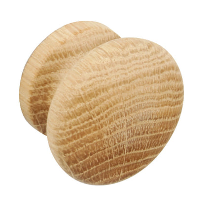 Knob Unfinished Oak D44x30mm