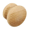 Knob Unfinished Oak D44x30mm