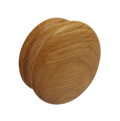 Knob Clear Lacquered Oak D70x31mm