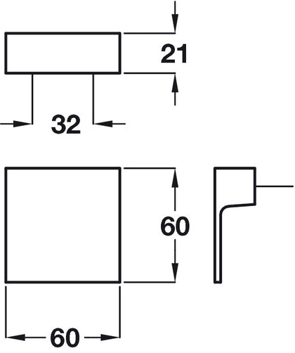 Dexter Pull Hdl ZA Pol Chr 32mm cc