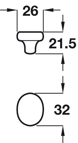 Floyd Knob ZA SS Effect 32x26x21.5mm
