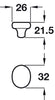 Floyd Knob ZA SS Effect 32x26x21.5mm