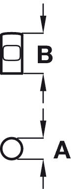 Leo Knob ZA St St Effect D12x23mm