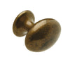 Chester Knob ZA Ant Brass D40x29x35mm