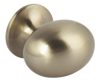 Oval Knob ZA SS Effect 25x36mm
