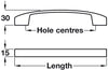 Florence Bow Handle Alu SSE 128mm cc
