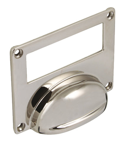 Chatsworth Cup Hdl Brass Pol Nkl 96mm cc