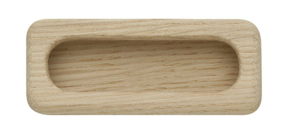 Inset Handle Unfinished Oak 94x40x18mm
