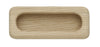 Inset Handle Unfinished Oak 94x40x18mm