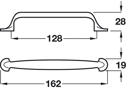 Logan D Pull Hdl ZA SS Effect 128mm cc